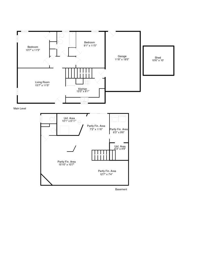 Interactive Floor Plan for 540 N. 35th Street, Decatur, IL 62521